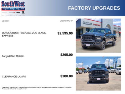 2026 RAM Ram 2500 RAM 2500 BLACK EXPRESS CREW CAB 4X4 6'4' BOX