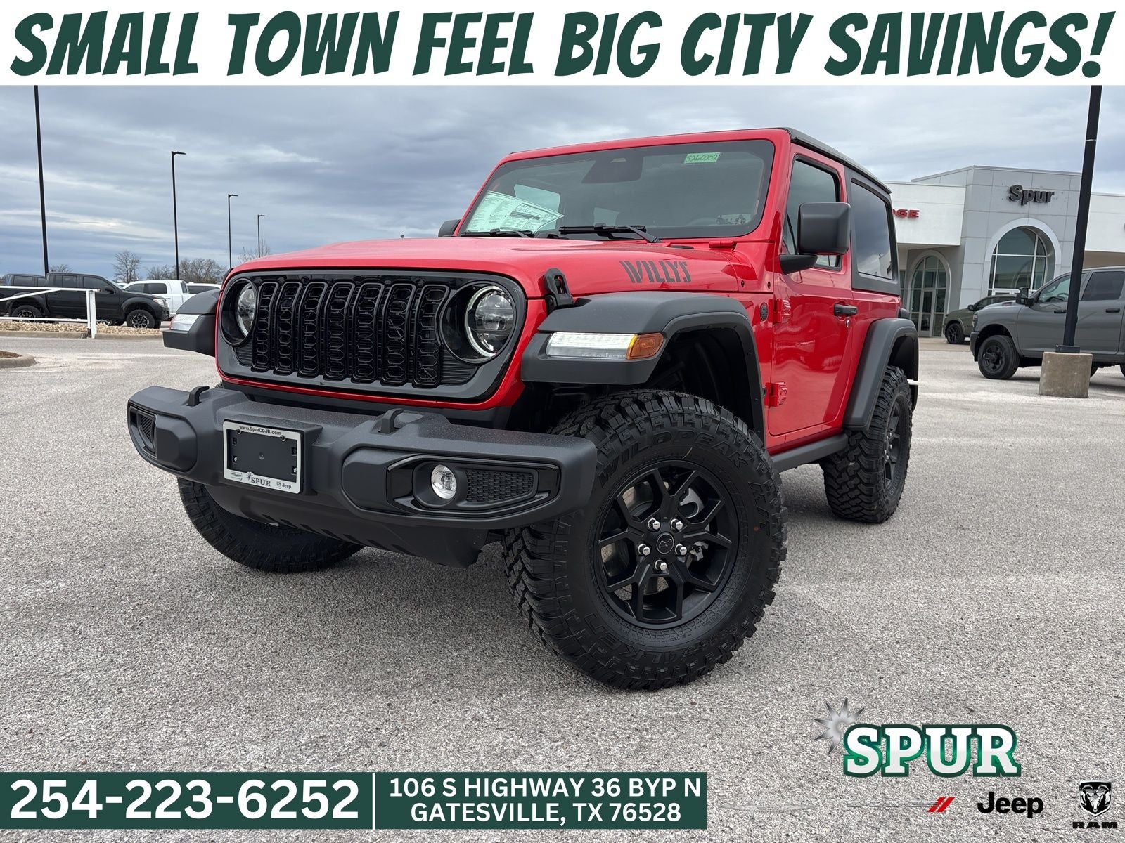 2026 Jeep Wrangler WRANGLER 2-DOOR WILLYS