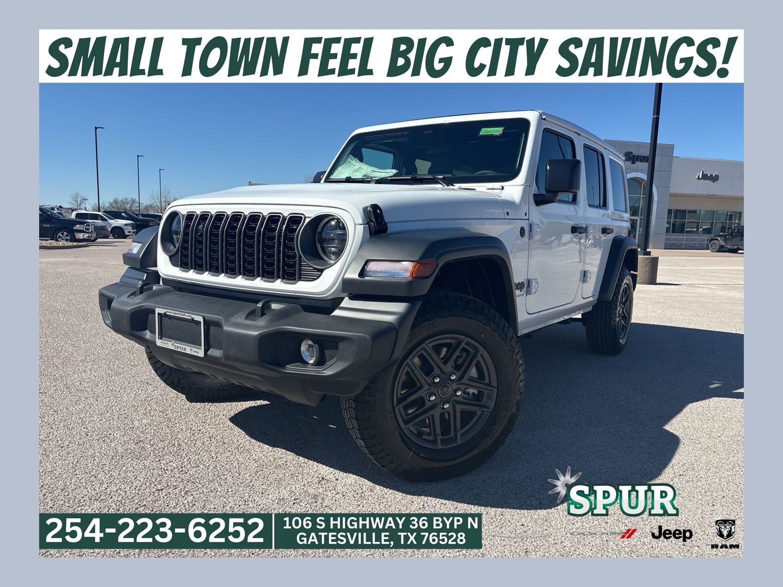 2026 Jeep Wrangler WRANGLER 4-DOOR SPORT S