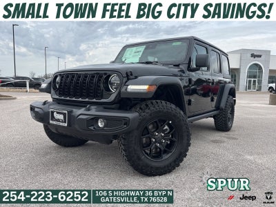 2025 Jeep Wrangler WRANGLER 4-DOOR WILLYS