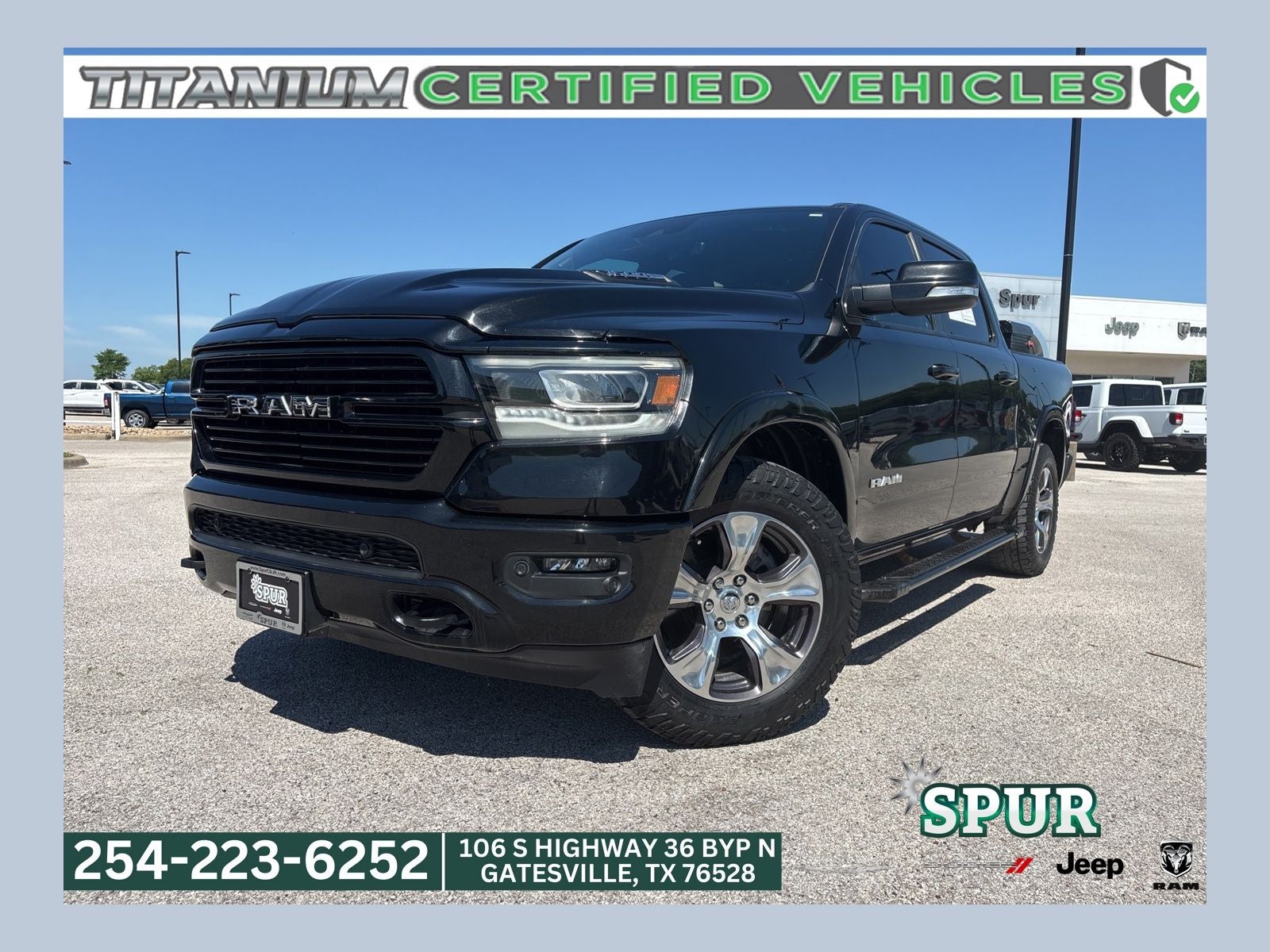 2022 RAM Ram 1500 Laramie Crew Cab 4x4 5'7' Box