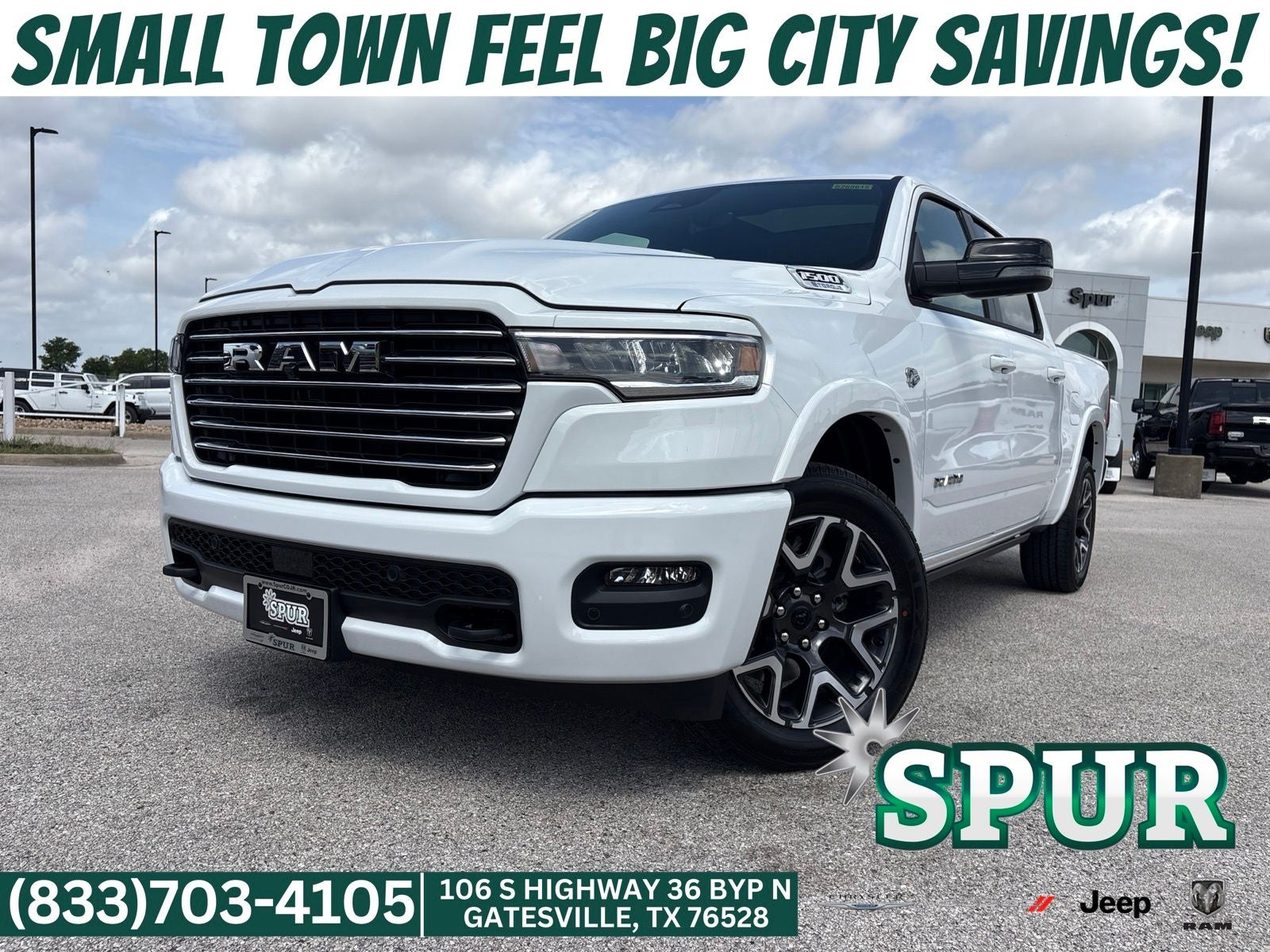 2026 RAM Ram 1500 RAM 1500 LARAMIE CREW CAB 4X4 5'7' BOX