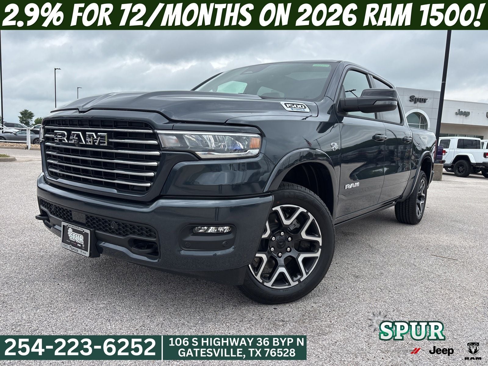 2026 RAM Ram 1500 RAM 1500 LARAMIE CREW CAB 4X4 5'7' BOX