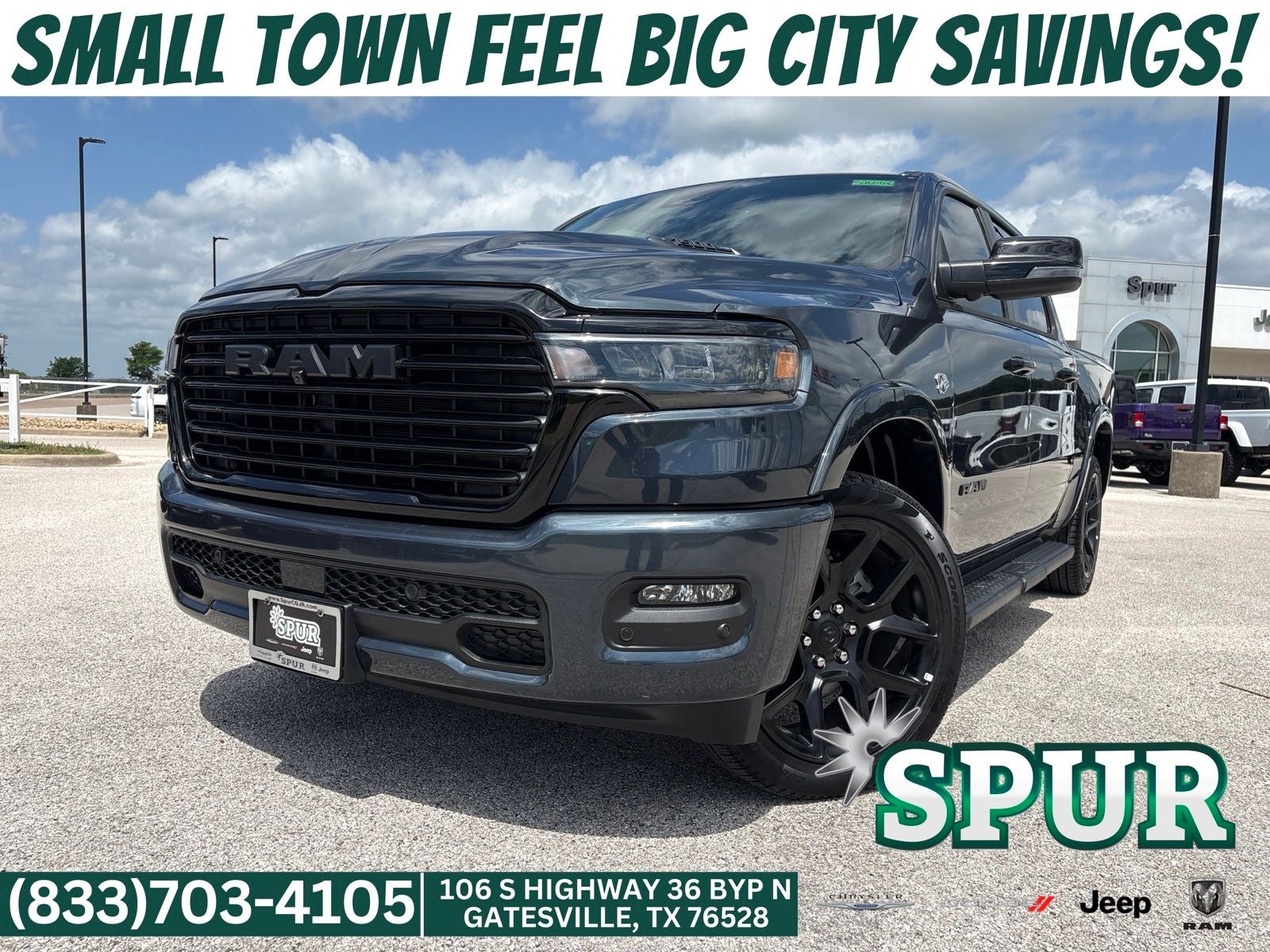 2026 RAM Ram 1500 RAM 1500 LARAMIE CREW CAB 4X4 5'7' BOX