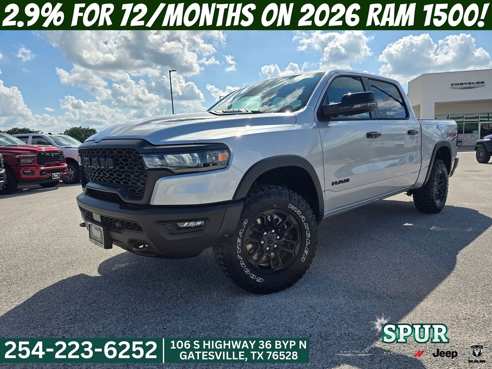 2026 RAM Ram 1500 RAM 1500 REBEL CREW CAB 4X4 5'7' BOX