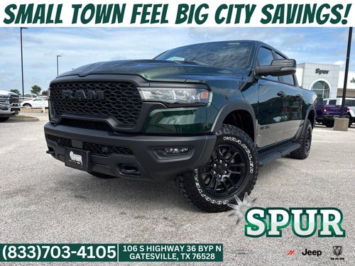 2026 RAM Ram 1500 RAM 1500 REBEL CREW CAB 4X4 5'7' BOX