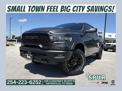 2026 RAM Ram 1500 RAM 1500 REBEL CREW CAB 4X4 5'7' BOX