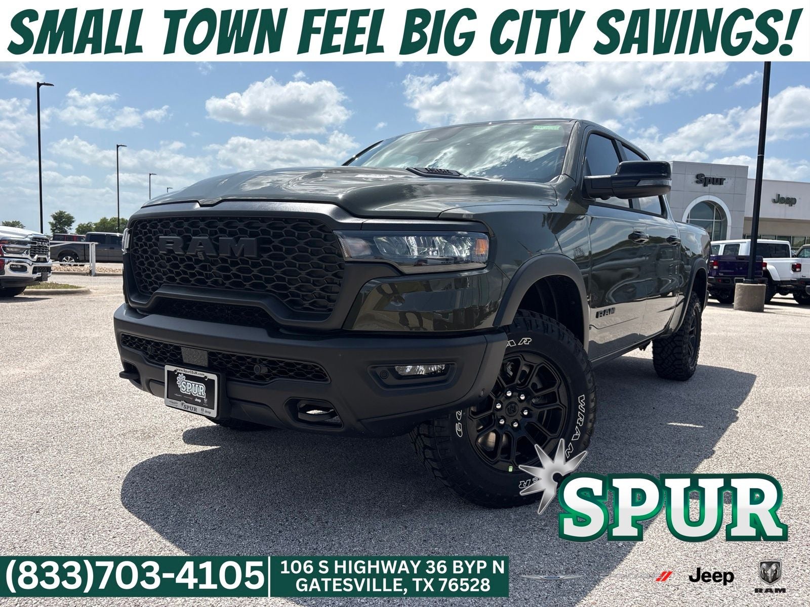 2026 RAM Ram 1500 RAM 1500 REBEL CREW CAB 4X4 5'7' BOX