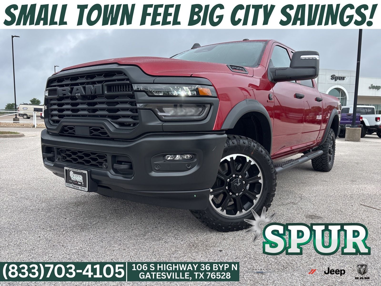 2026 RAM Ram 2500 RAM 2500 WARLOCK CREW CAB 4X4 6'4' BOX