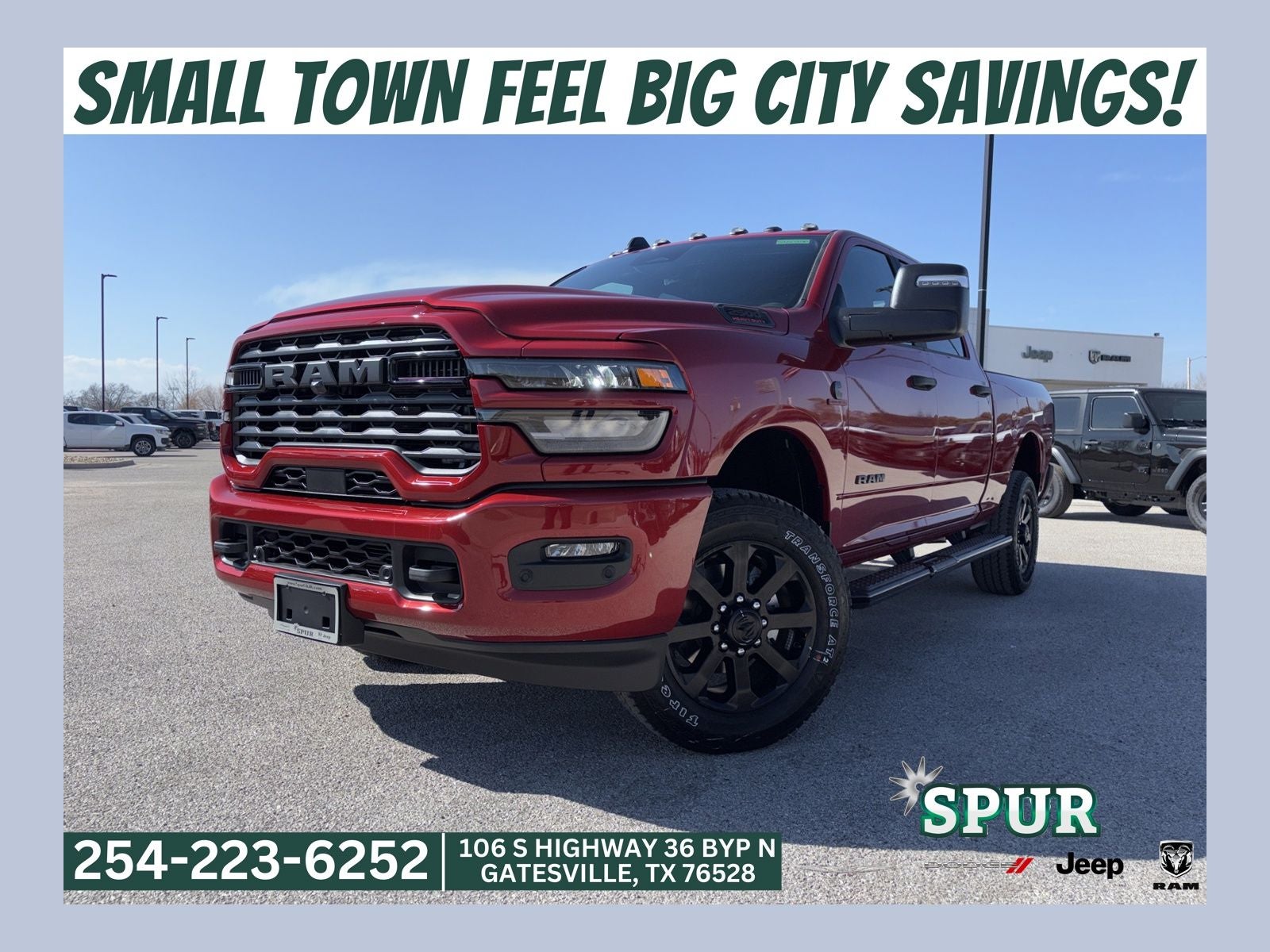2026 RAM Ram 2500 RAM 2500 LONE STAR CREW CAB 4X4 6'4' BOX