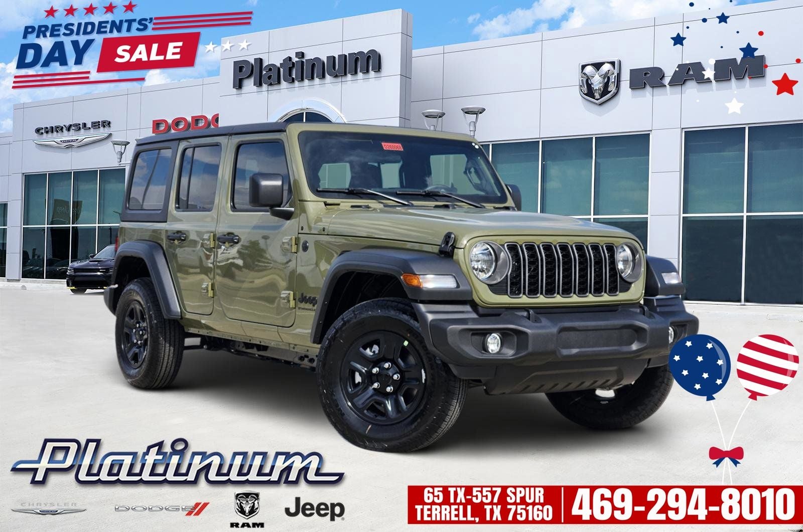 2026 Jeep Wrangler WRANGLER 4-DOOR SPORT
