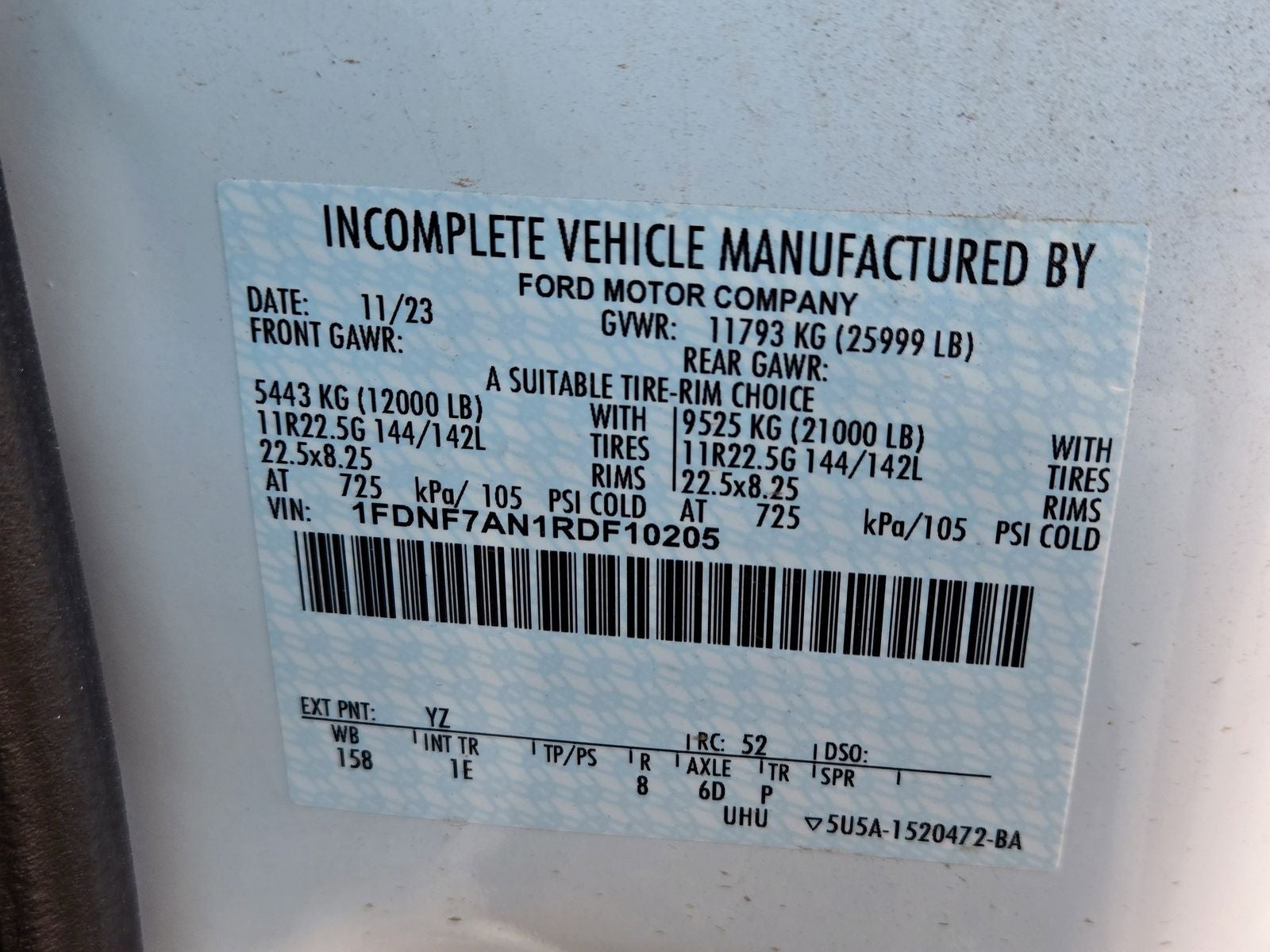 2024 Ford F-750SD Base Fleet