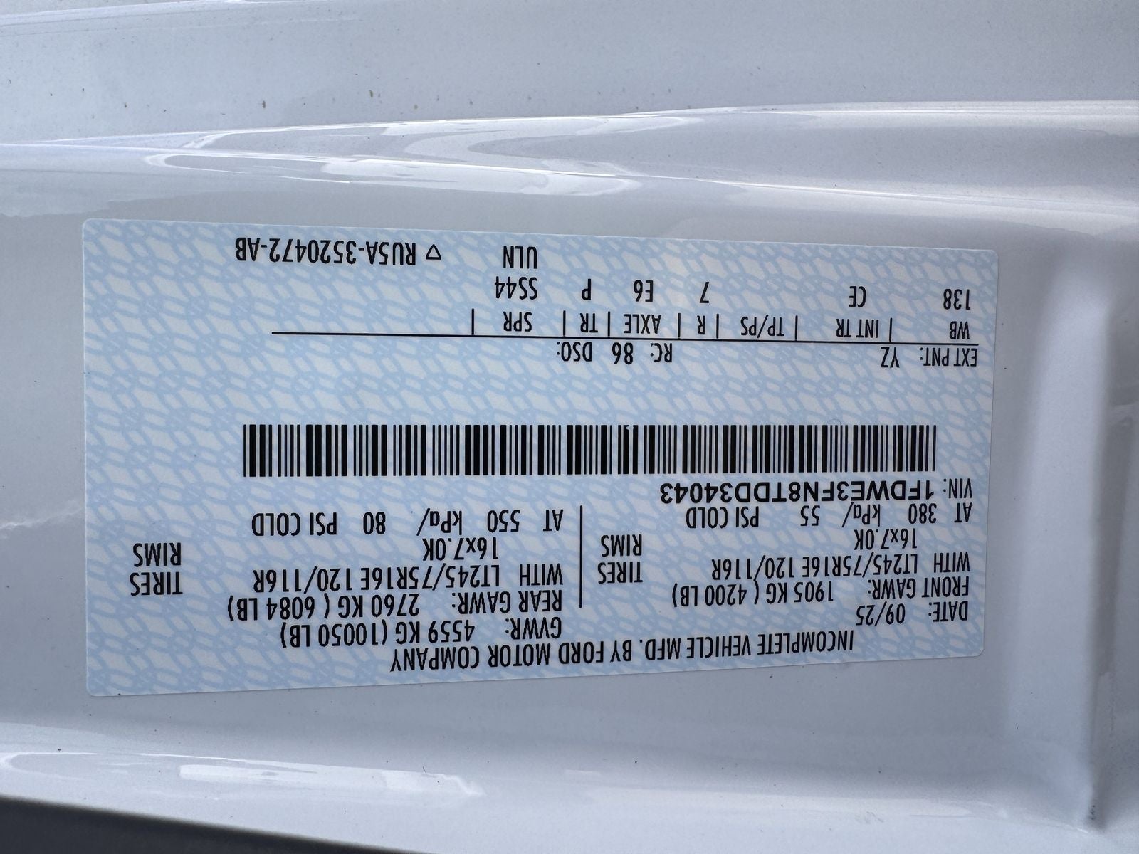 2026 Ford E-350SD Base Fleet