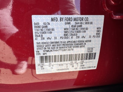 2026 Ford Explorer Platinum