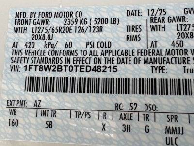 2026 Ford F-250SD F-250® Lariat®