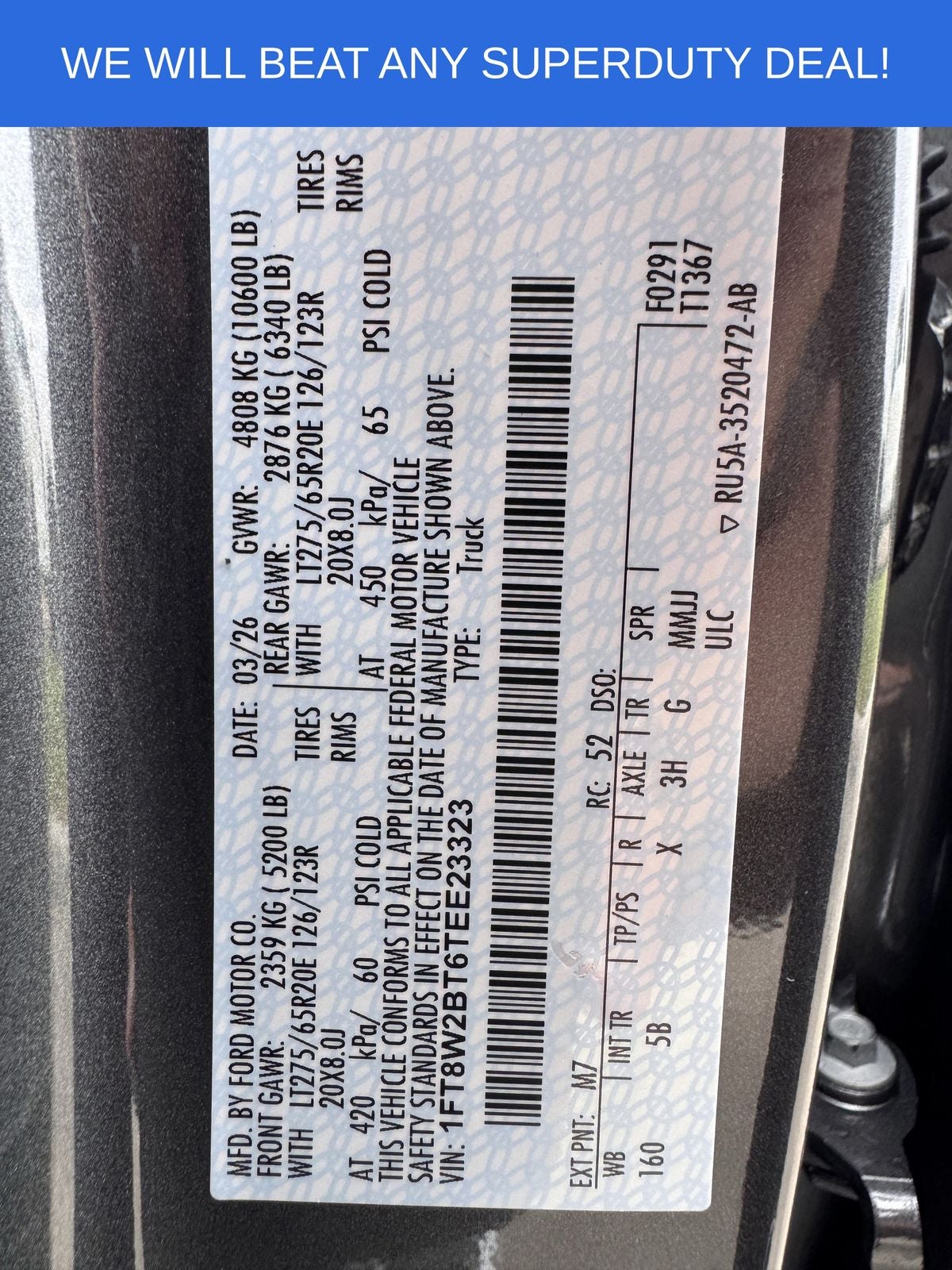 2026 Ford F-250SD F-250® Lariat®