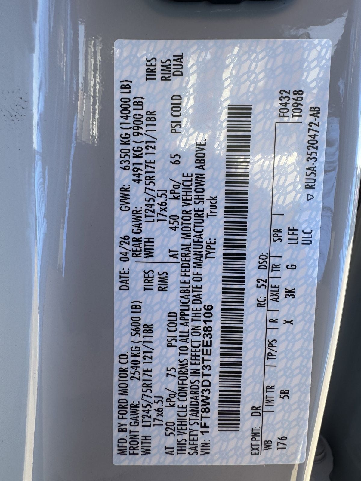 2026 Ford F-350SD Lariat DRW