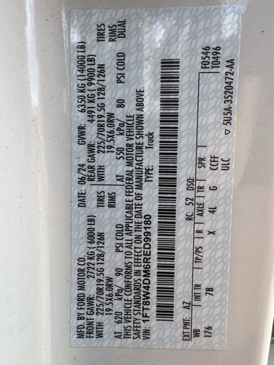 2024 Ford F-450SD Platinum DRW