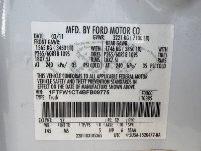 2011 Ford F-150 XLT