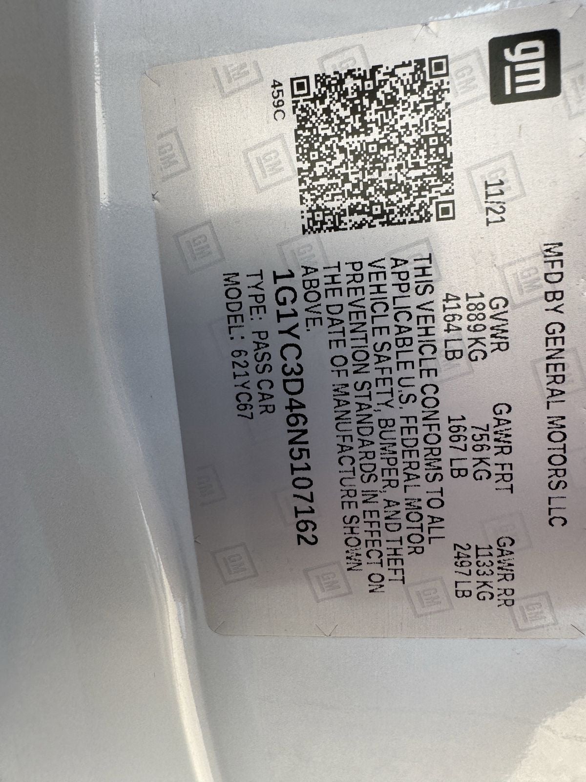 2022 Chevrolet Corvette Stingray 3LT