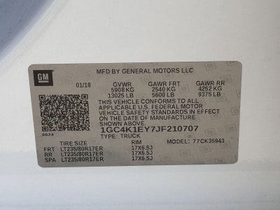 2018 Chevrolet Silverado 3500HD High Country