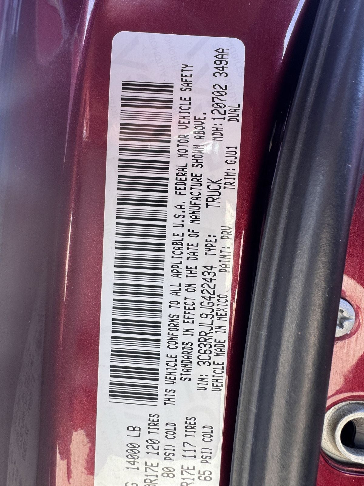 2018 RAM 3500 Laramie