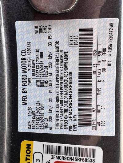 2025 Ford Bronco Sport Outer Banks