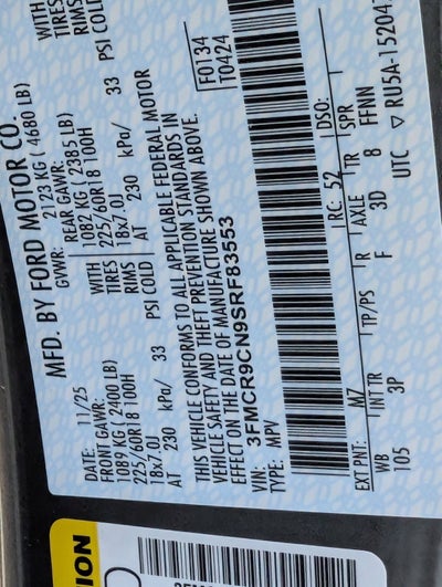 2025 Ford Bronco Sport Outer Banks