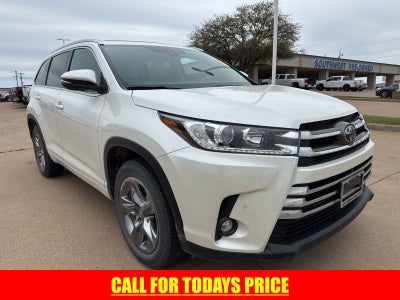 2019 Toyota Highlander Limited Platinum