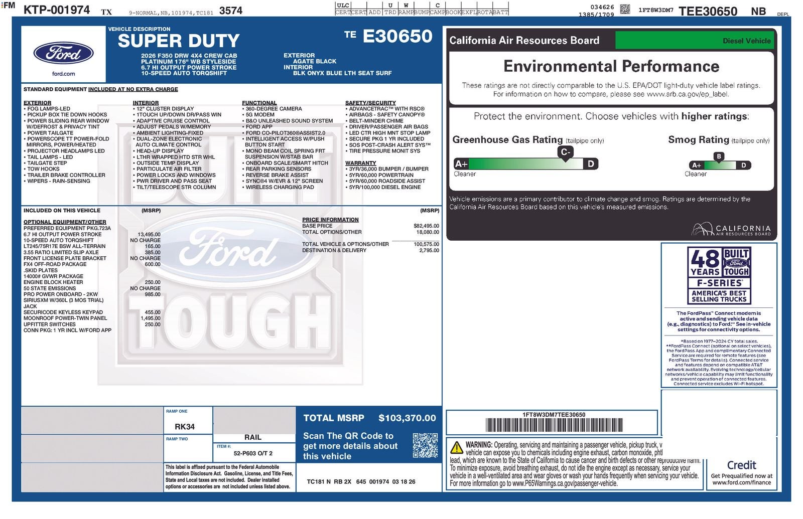 2026 Ford Super Duty F-350® Platinum®