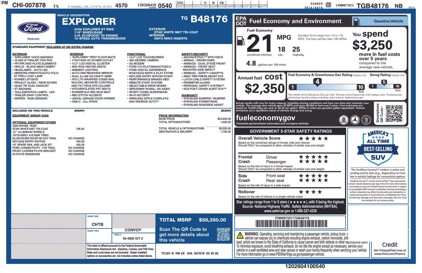 2026 Ford Explorer ST