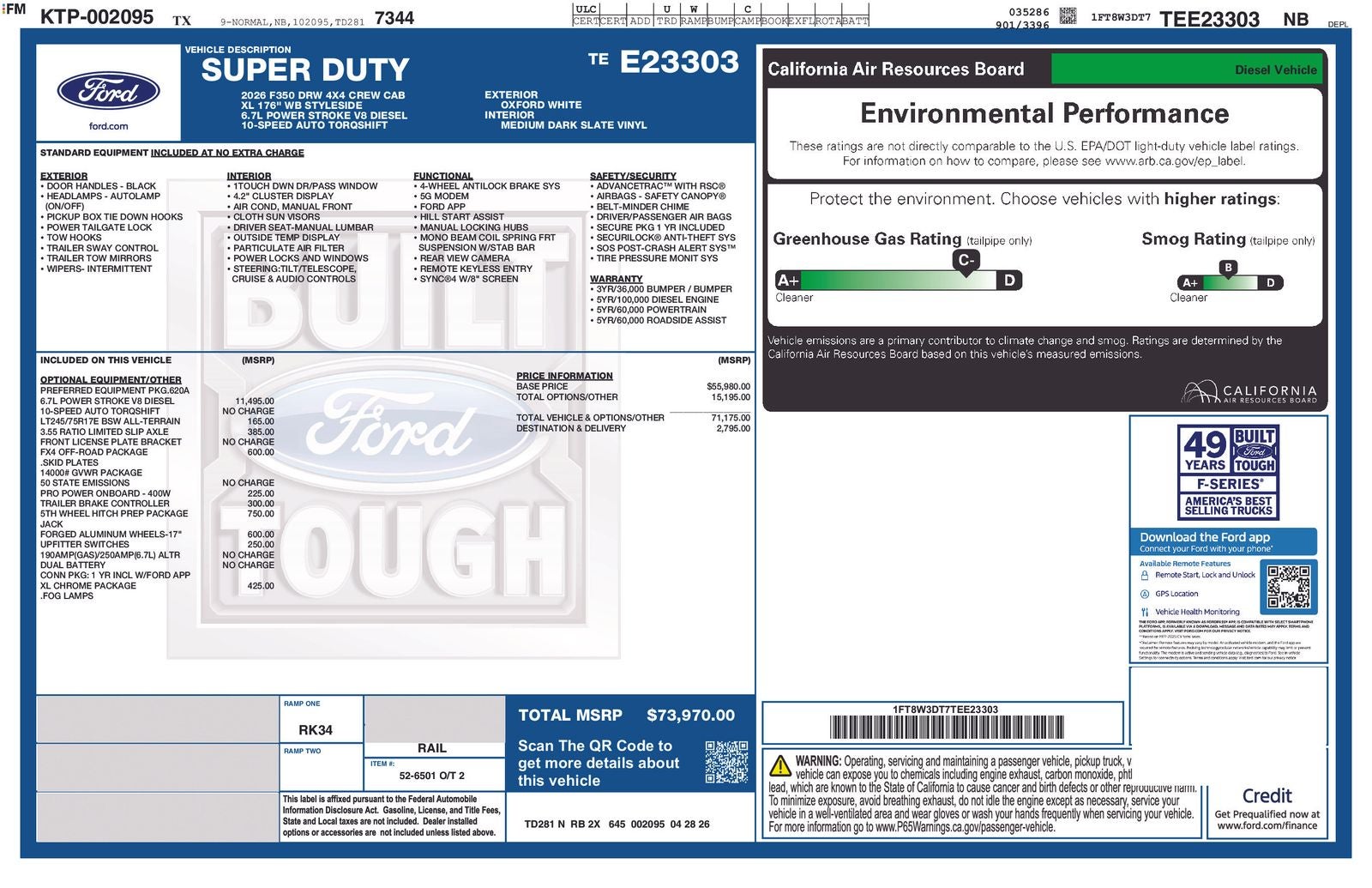 2026 Ford F-350SD XL DRW