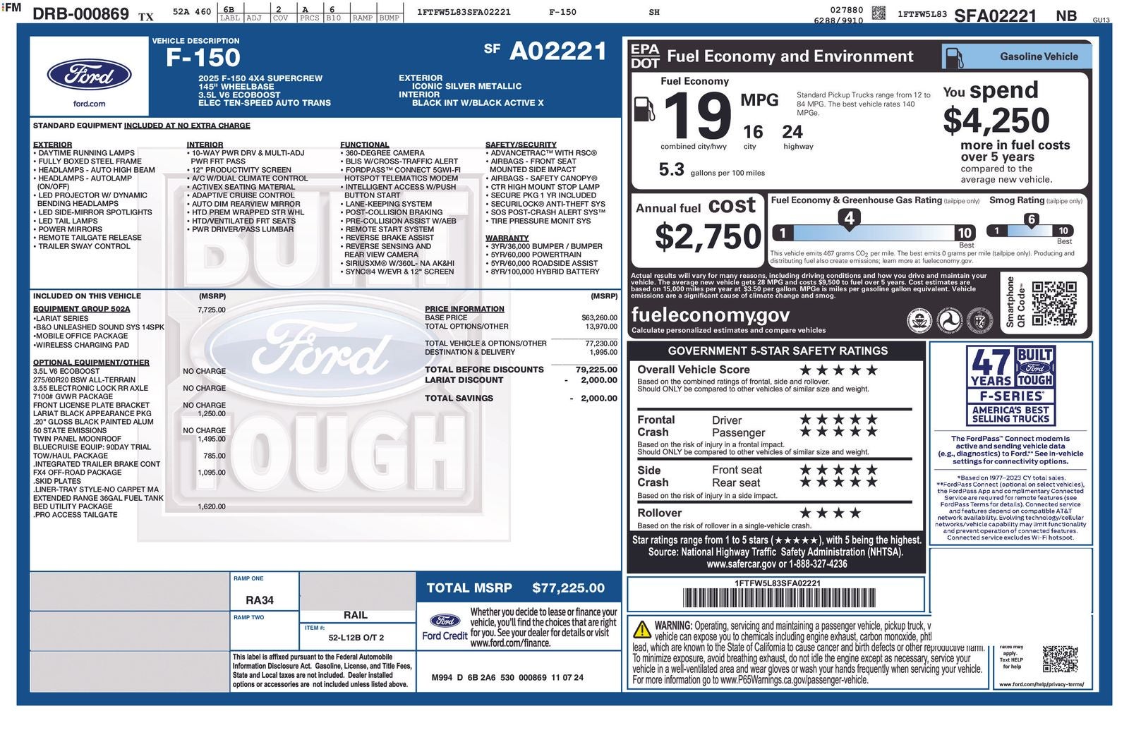 2025 Ford F-150 Lariat