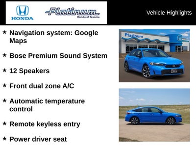 2026 Honda Civic Hybrid Sport Touring