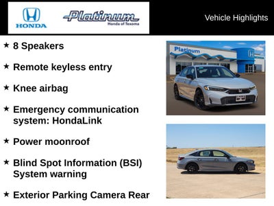 2026 Honda Civic Hybrid Sport