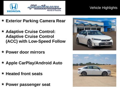 2026 Honda Civic Hybrid Sport Touring