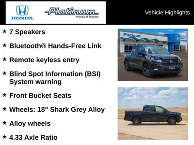 2026 Honda Ridgeline Sport