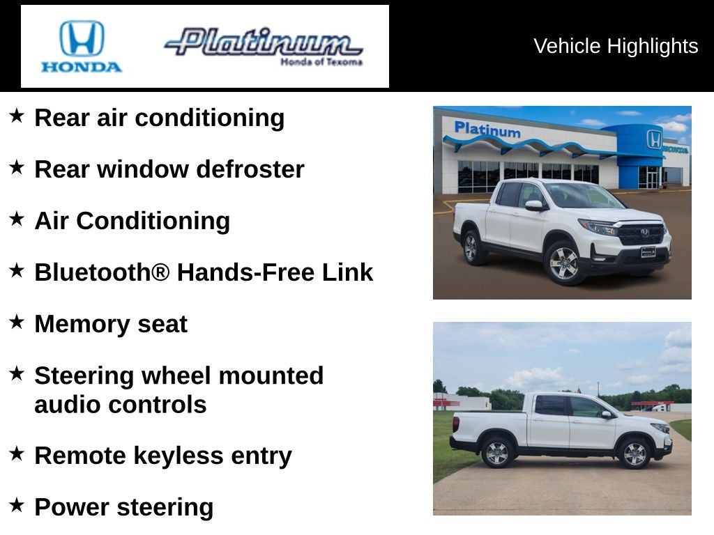 2026 Honda Ridgeline RTL