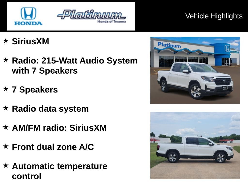 2026 Honda Ridgeline RTL