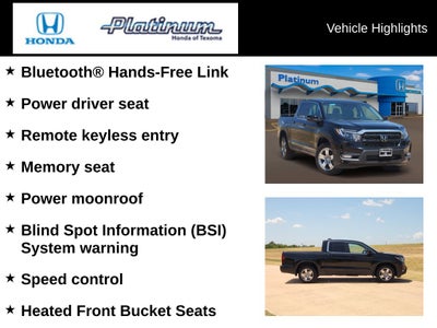 2026 Honda Ridgeline RTL