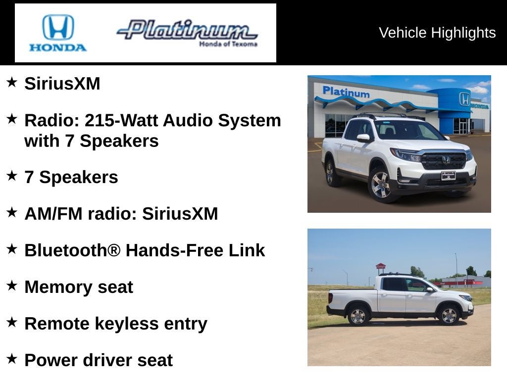 2026 Honda Ridgeline RTL