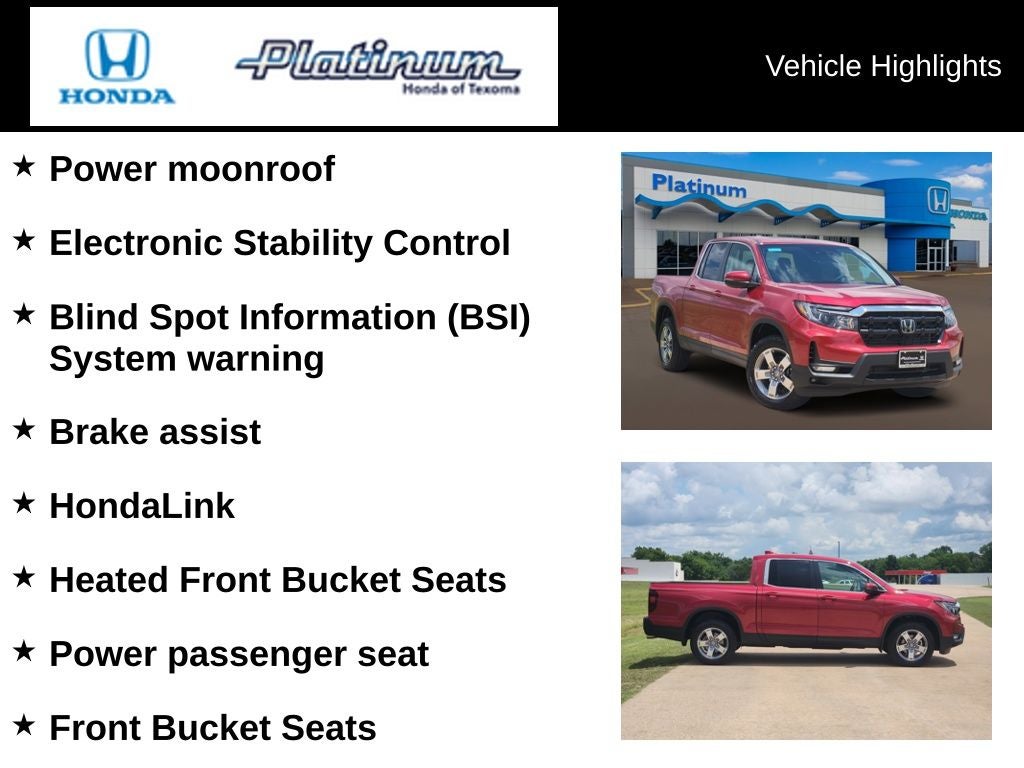 2026 Honda Ridgeline RTL