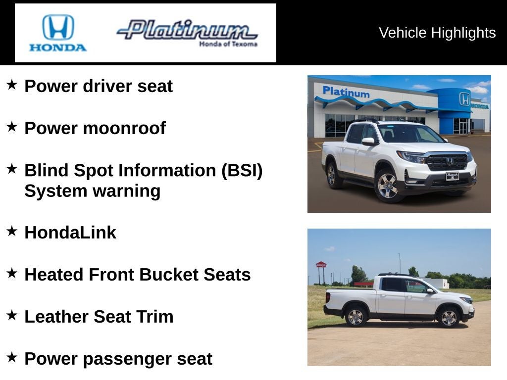 2026 Honda Ridgeline RTL