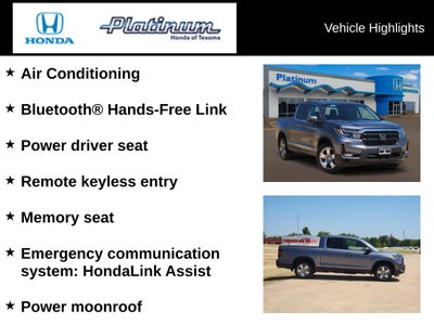 2026 Honda Ridgeline RTL