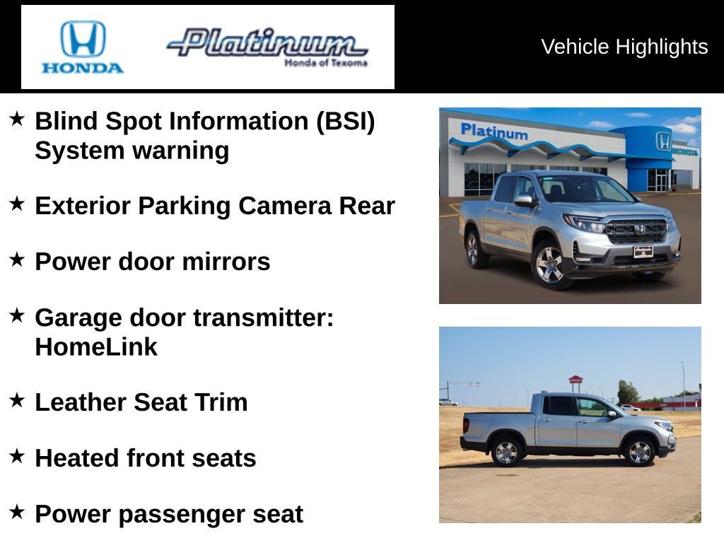 2026 Honda Ridgeline RTL