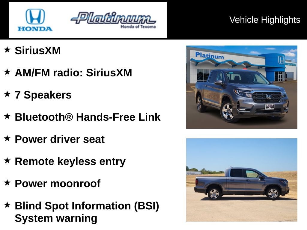2026 Honda Ridgeline RTL