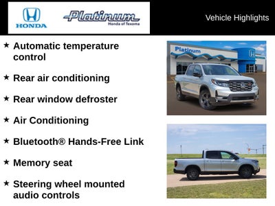 2026 Honda Ridgeline TrailSport