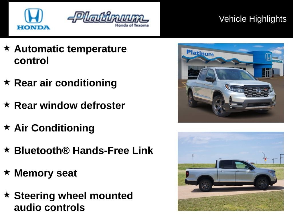 2026 Honda Ridgeline TrailSport