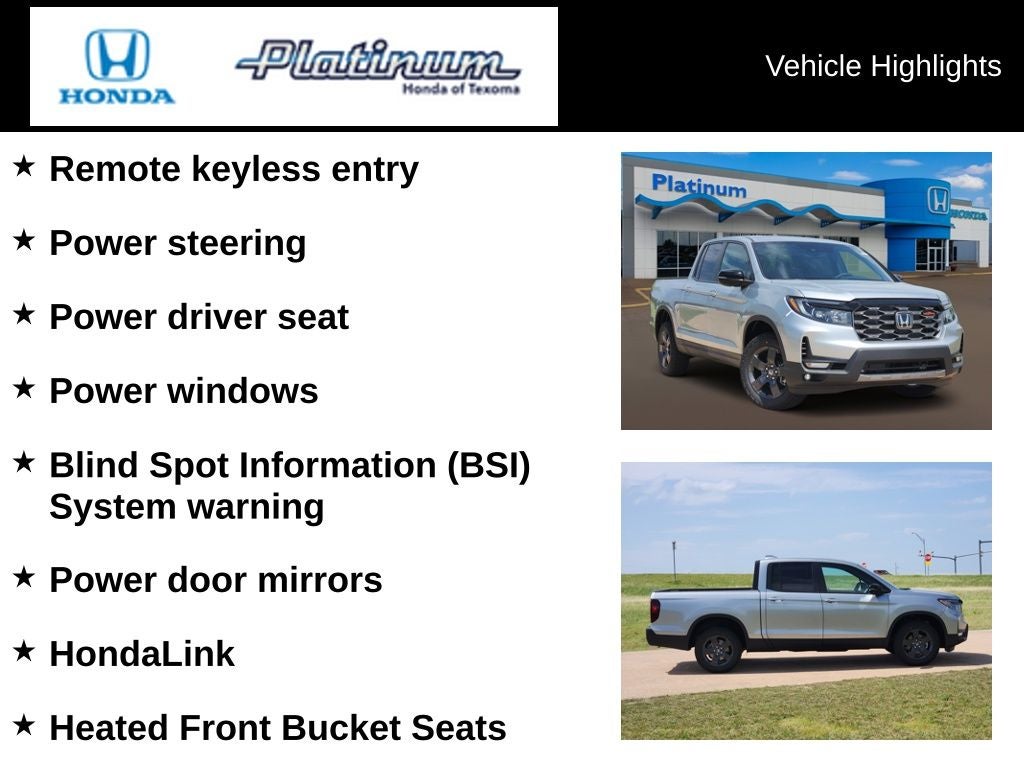 2026 Honda Ridgeline TrailSport