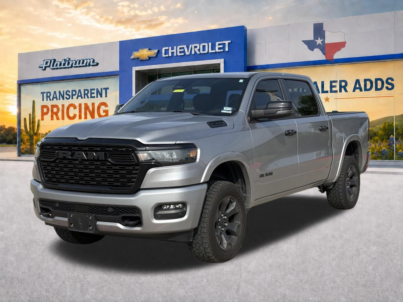 2025 RAM 1500 Lone Star Crew Cab 4x4 5'7" Box